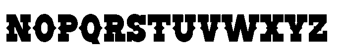 IT Braxloft Regular Font UPPERCASE