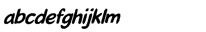 IT Brushflare Italic FONT