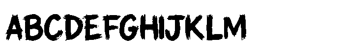 IT Brushflare Regular Font UPPERCASE