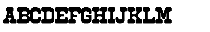 IT Buffaroa Regular Font UPPERCASE