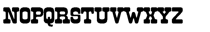 IT Buffaroa Regular Font UPPERCASE