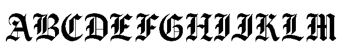 IT Cathdra Font UPPERCASE