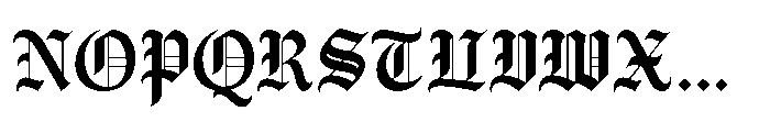 IT Cathdra Font UPPERCASE
