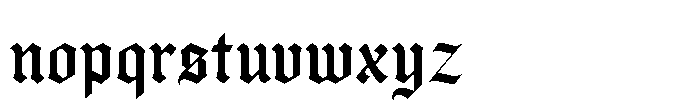 IT Cathdra Font LOWERCASE