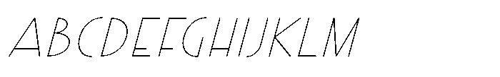 IT Delvion Italic Font UPPERCASE