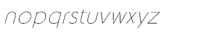 IT Delvion Italic Font LOWERCASE