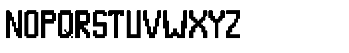 IT Gliphexion Regular Font UPPERCASE