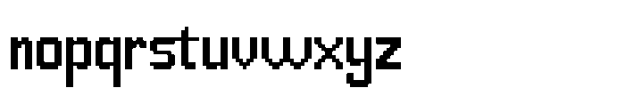 IT Gliphexion Regular Font LOWERCASE