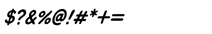 IT Graflo Italic Font OTHER CHARS