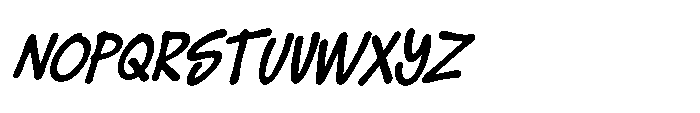 IT Graflo Italic Font UPPERCASE