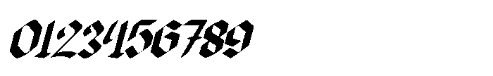IT Gravenorth Italic Font OTHER CHARS