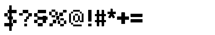 IT Gridbit Regular Font OTHER CHARS