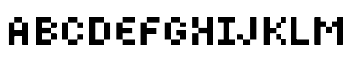 IT Gridbit Regular Font UPPERCASE
