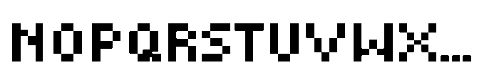 IT Gridbit Regular Font UPPERCASE