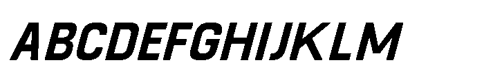 IT Horix Italic Font UPPERCASE