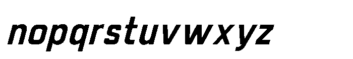 IT Horix Italic Font LOWERCASE