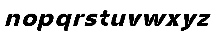 IT Inktura Italic Font LOWERCASE