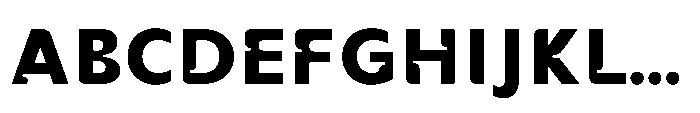 IT Inktura Regular Font UPPERCASE