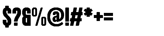 IT Kroxen Black Font OTHER CHARS