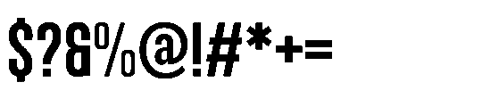 IT Kroxen Bold Font OTHER CHARS
