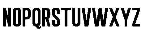 IT Kroxen Bold Font UPPERCASE