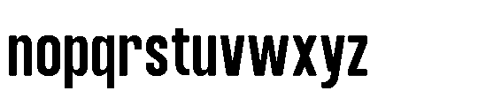 IT Kroxen Bold Font LOWERCASE