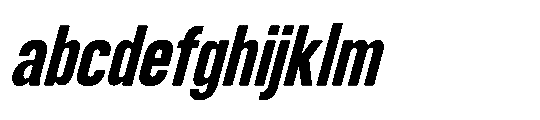 IT Kroxen Extra Bold Right FONT