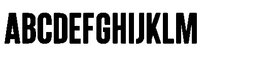 IT Kroxen Extra Bold Font UPPERCASE