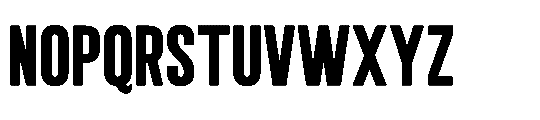 IT Kroxen Extra Bold Font UPPERCASE