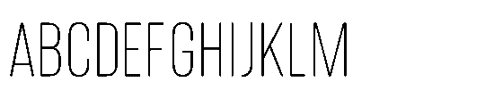 IT Kroxen Extra Light Font UPPERCASE