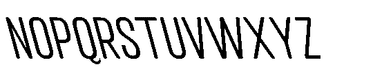 IT Kroxen Left Font UPPERCASE