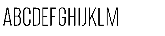 IT Kroxen Light Font UPPERCASE