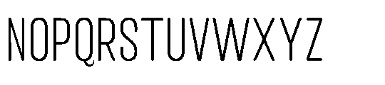 IT Kroxen Light Font UPPERCASE