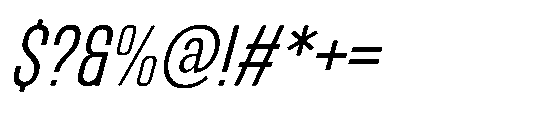 IT Kroxen Right Font OTHER CHARS
