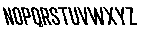 IT Kroxen Semi Bold Left Font UPPERCASE
