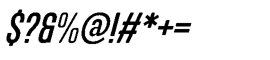 IT Kroxen Semi Bold Right Font OTHER CHARS