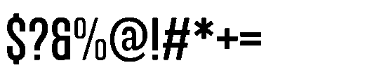 IT Kroxen Semi Bold Font OTHER CHARS