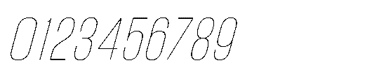 IT Kroxen Thin Right Font OTHER CHARS