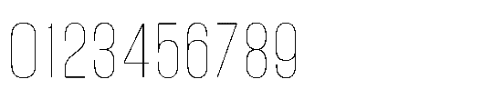 IT Kroxen Thin Font OTHER CHARS