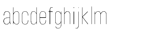 IT Kroxen Thin FONT