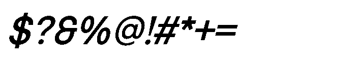 IT Looporia Italic Font OTHER CHARS