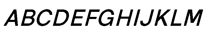IT Looporia Italic Font UPPERCASE
