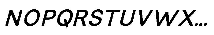 IT Looporia Italic Font UPPERCASE