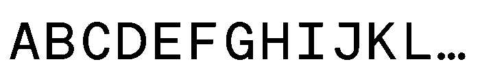 IT Monelix Regular Font UPPERCASE