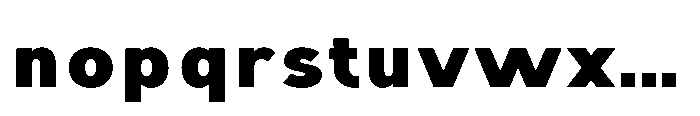 IT Monetic Bold Font LOWERCASE