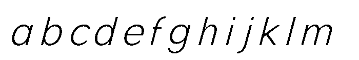 IT Monetic Extra Light Italic FONT