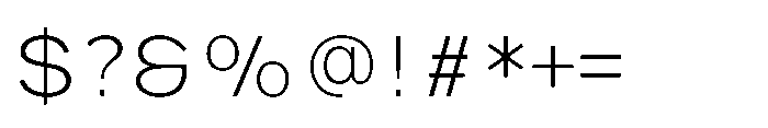 IT Monetic Extra Light Font OTHER CHARS