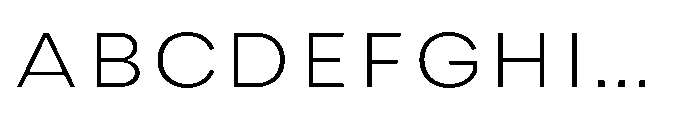 IT Monetic Extra Light Font UPPERCASE