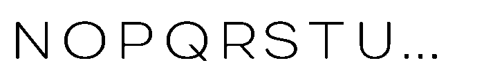 IT Monetic Extra Light Font UPPERCASE