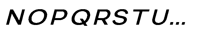 IT Monetic Italic Font UPPERCASE